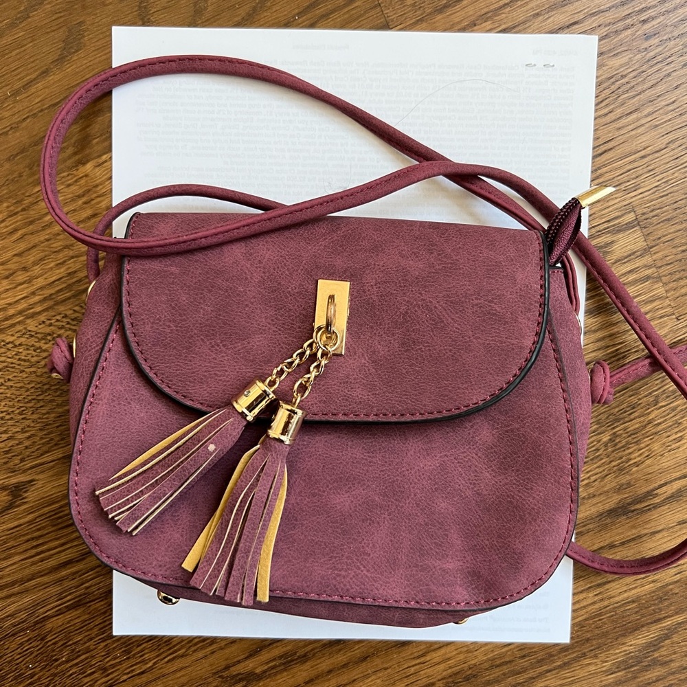 Velvet Crossbody Bag